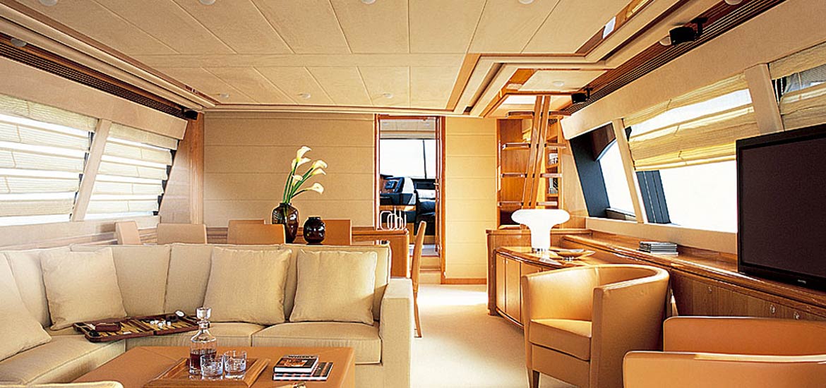 Interni Yacht salotto